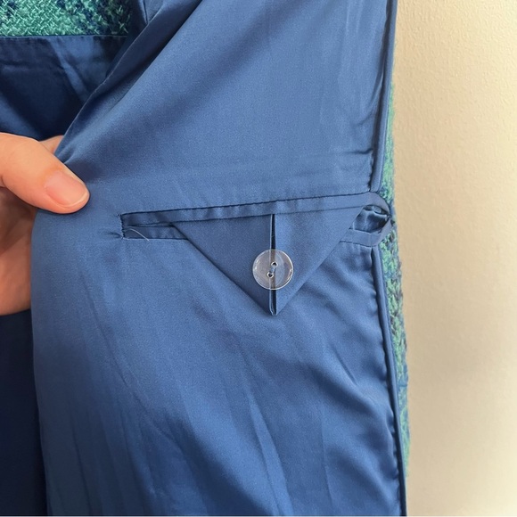 Soft Surroundings Boucle Plaid Wool Blend Jacket - Picture 14 of 14